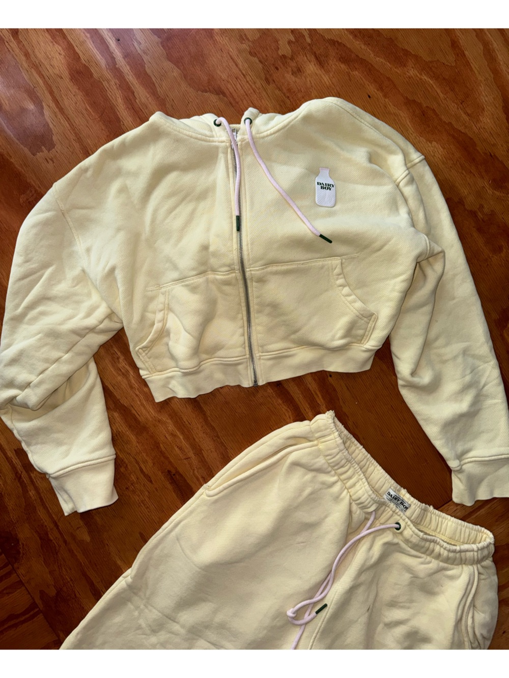 Dairy Boy Milk Bottle Sweatsuit